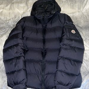 Moncler jacket with removable fur and hood